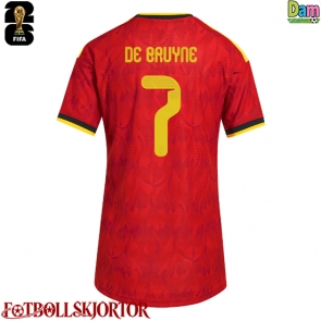 Belgien Kevin De Bruyne #7 Hemmatröja Dam VM 2026 Kortärmad
